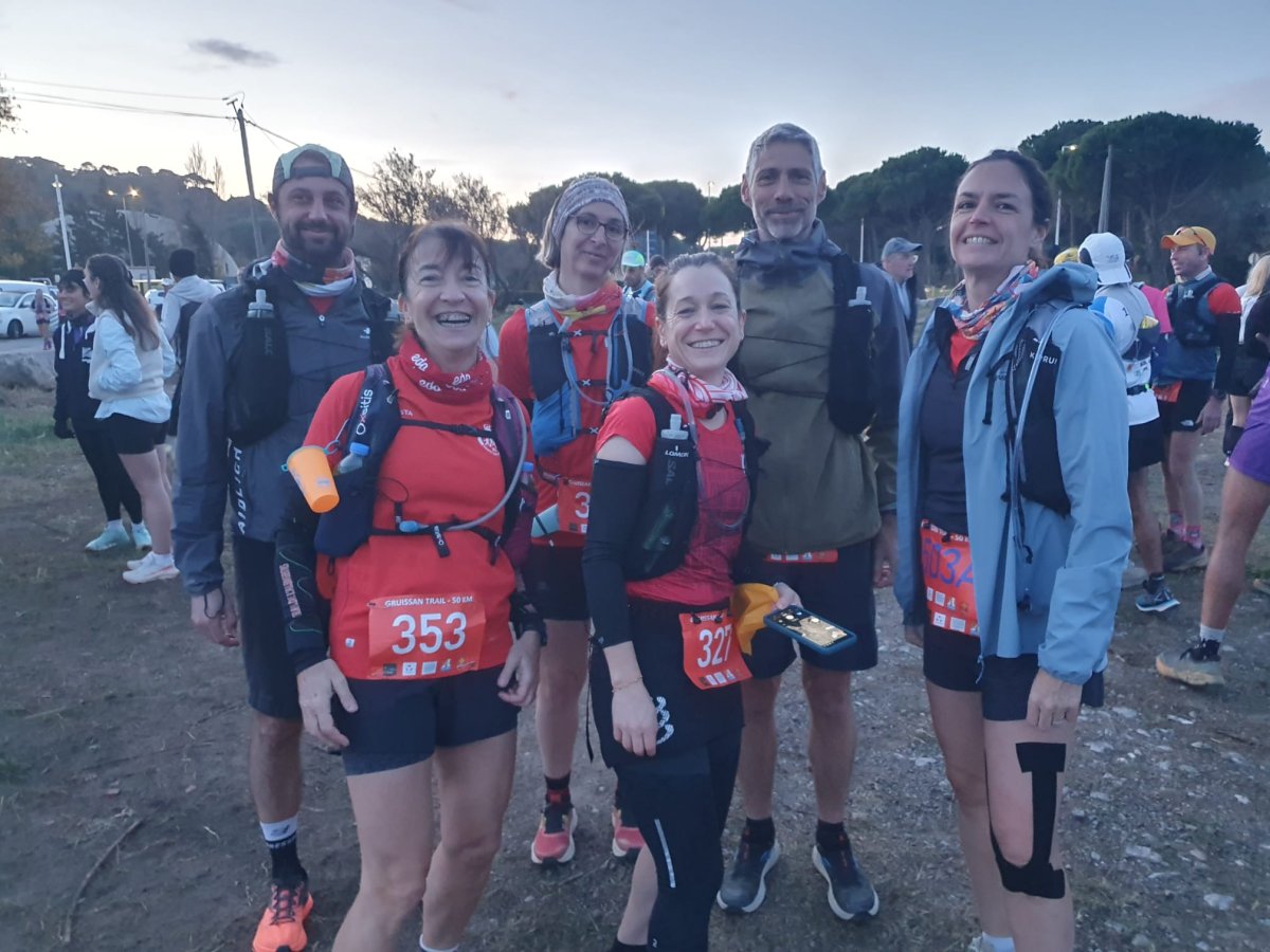 Décembre sur les chemins de Gruissan pour les runners