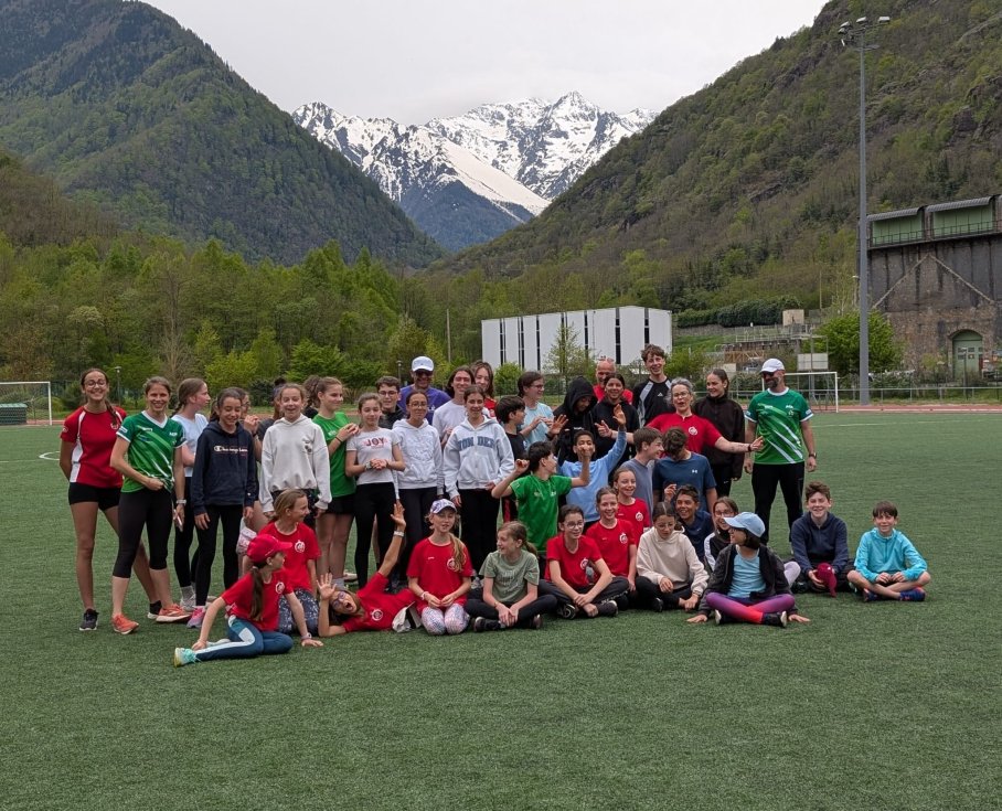 Stage Benjamins et Minimes le 18 et 19 avril à Auzat : sport, cohésion et bonne humeur !